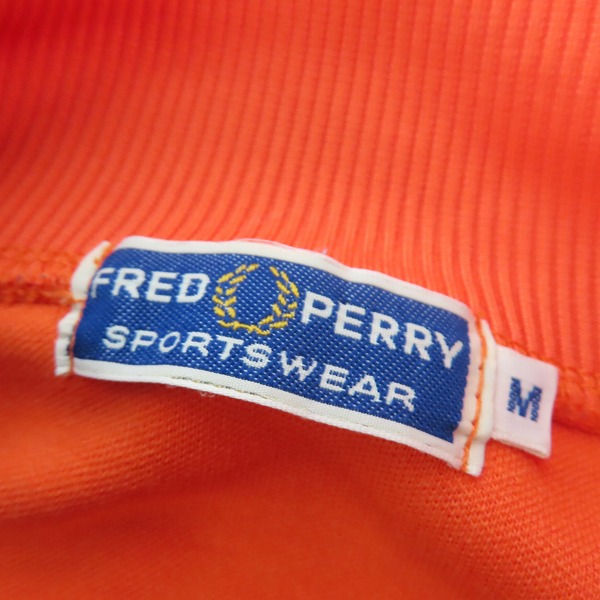 実際に弊社で買取させて頂いたFRED PERRY/フレッドペリー トラックジャケット オレンジ/Mの画像 2枚目