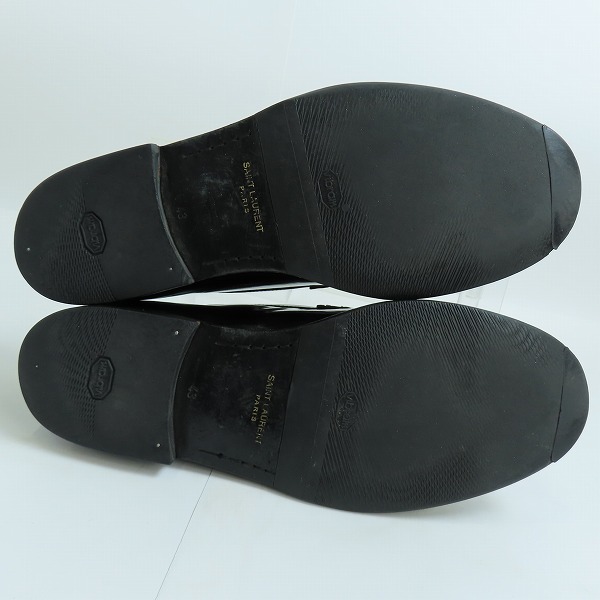 実際に弊社で買取させて頂いたSAINT LAURENT PARIS/サンローランパリ コインローファー315385/43の画像 2枚目