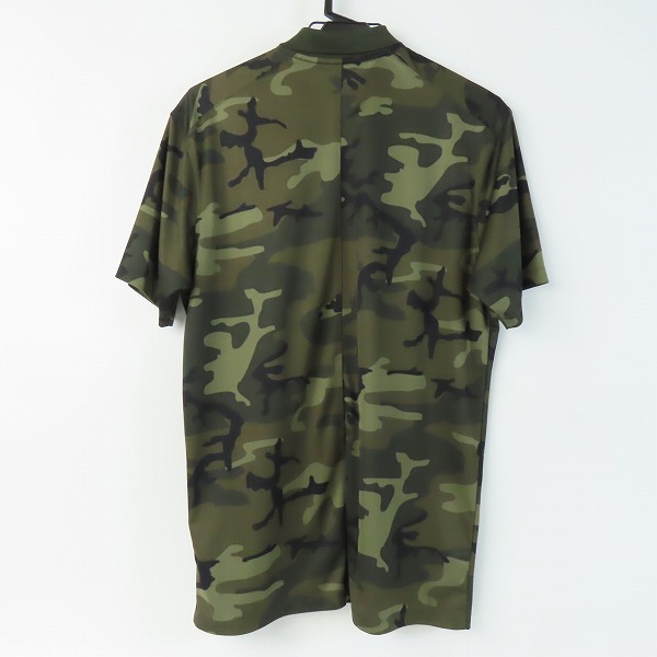 実際に弊社で買取させて頂いたNIKE GOLF/ナイキゴルフ DRI-FIT ドライフィット ポロシャツ カモフラ スウッシュロゴ 吸汗速乾 迷彩 DV7905-355 Mの画像 1枚目