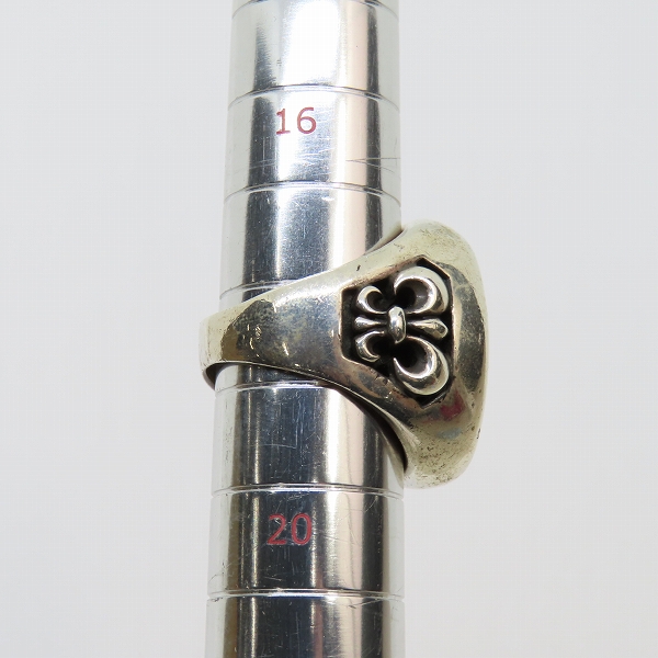 実際に弊社で買取させて頂いた【ギャラ付】LEATHERS AND TREASURES/レザーズ＆トレジャーズ フレアデリー w/スティングレイ リング/18.5-19号の画像 5枚目