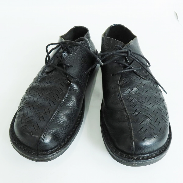 実際に弊社で買取させて頂いたtrippen/トリッペン Moor black レザーシューズ