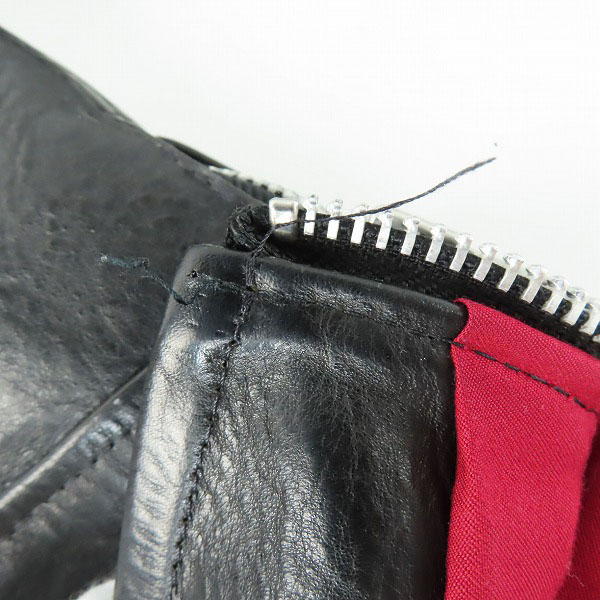 実際に弊社で買取させて頂いたBACKLASH/バックラッシュ オリーチェイタリアンショルダー レザー ダブルライダース 1572-02/Lの画像 7枚目