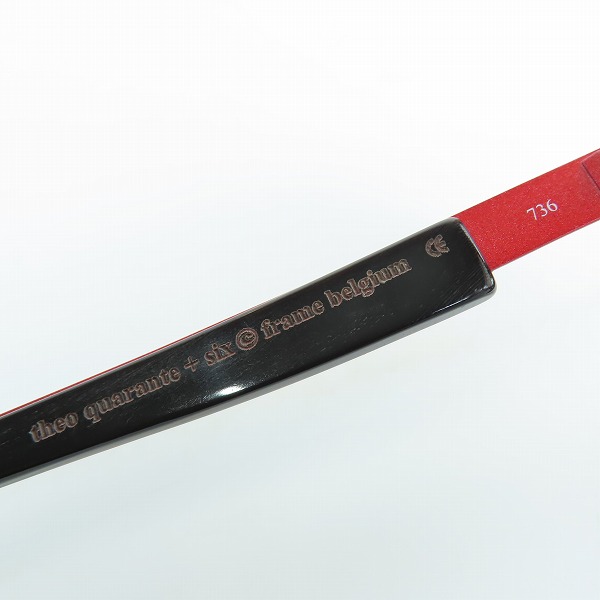 実際に弊社で買取させて頂いたTHEO/テオ quarante+SIX STAINLESS AND genuine horn サングラス/アイウェアの画像 6枚目