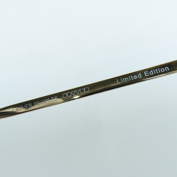 実際に弊社で買取させて頂いたOLIVER PEOPLES/オリバーピープルズ サングラス/アイウェア 505 BK Limited Edition 雅の画像 5枚目
