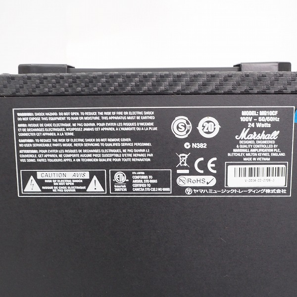 実際に弊社で買取させて頂いたMarshall/マーシャル MG10CF ギターアンプ コンボアンプ 【動作確認済】の画像 5枚目