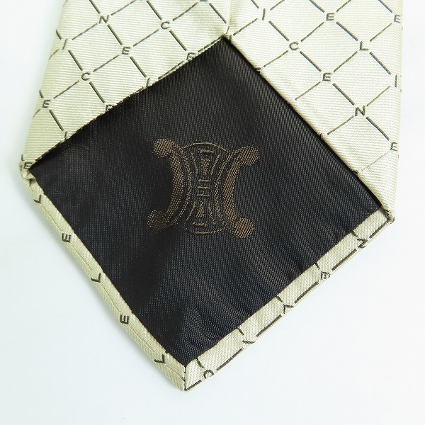 実際に弊社で買取させて頂いたceline/セリーヌ ロゴ総柄 ネクタイ の画像 4枚目