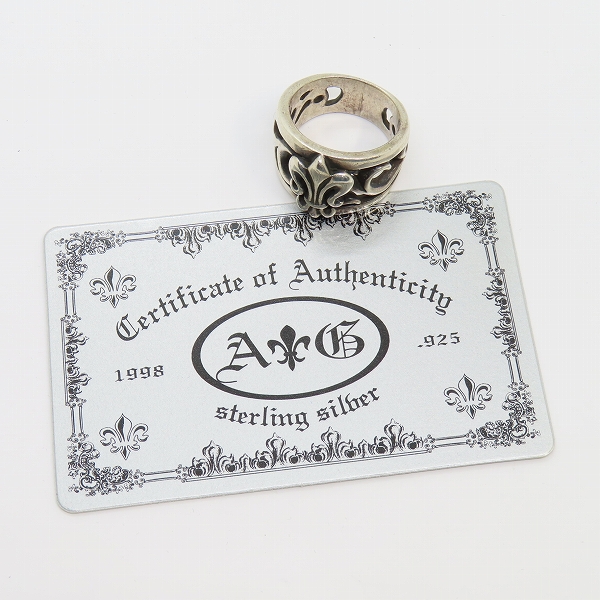 実際に弊社で買取させて頂いたA&G/エー＆ジー トライバルFDLフレア リング/20-21号の画像 9枚目