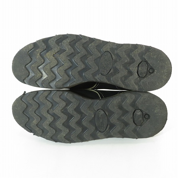 実際に弊社で買取させて頂いたREDWING/レッドウィング オールブラックセッターブーツ 8137/9Dの画像 2枚目