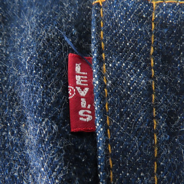 実際に弊社で買取させて頂いたLEVIS/リーバイス 502 刻印J22 60s復刻 1997年製 TALONジップ 日本製 デニムパンツ ジーンズ W29L34の画像 5枚目