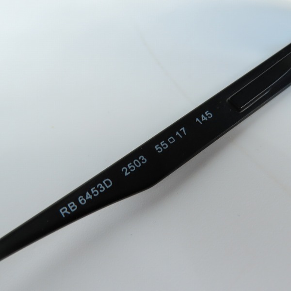 実際に弊社で買取させて頂いたRay-Ban/レイバン アイウェア メガネフレーム/サングラス 度入り RB6453D 2503の画像 6枚目