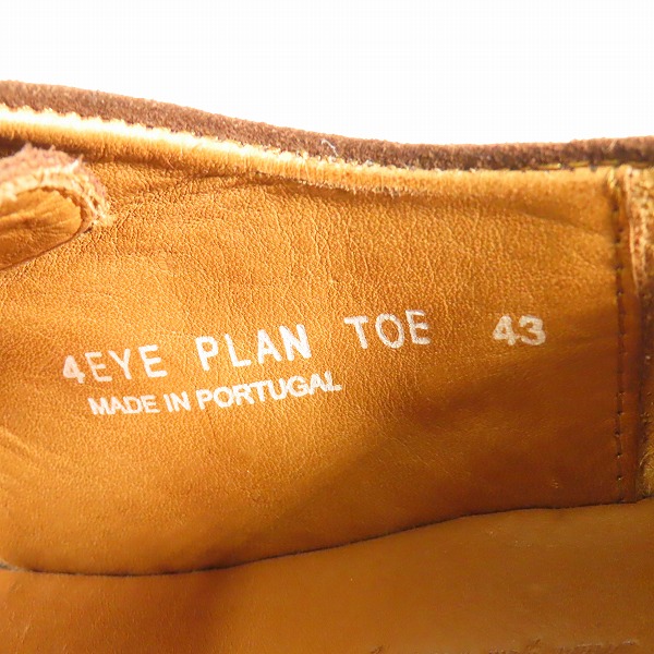 実際に弊社で買取させて頂いたUNITED ARROWS/ユナイテッドアローズ スウェード メンズシューズ/43の画像 5枚目