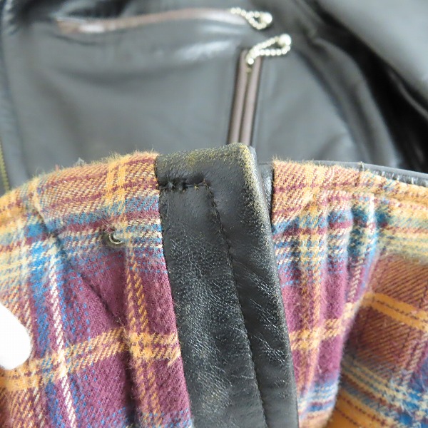 実際に弊社で買取させて頂いたTHE REAL McCOY’s/ザリアルマッコイズ AVIATION  レザージャケット/36の画像 8枚目