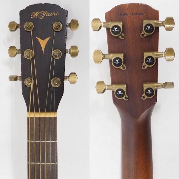 実際に弊社で買取させて頂いた★K.Yairi/ヤイリ R2-AN アコースティックギター/アコギ 2002年製 ハードケース付の画像 2枚目