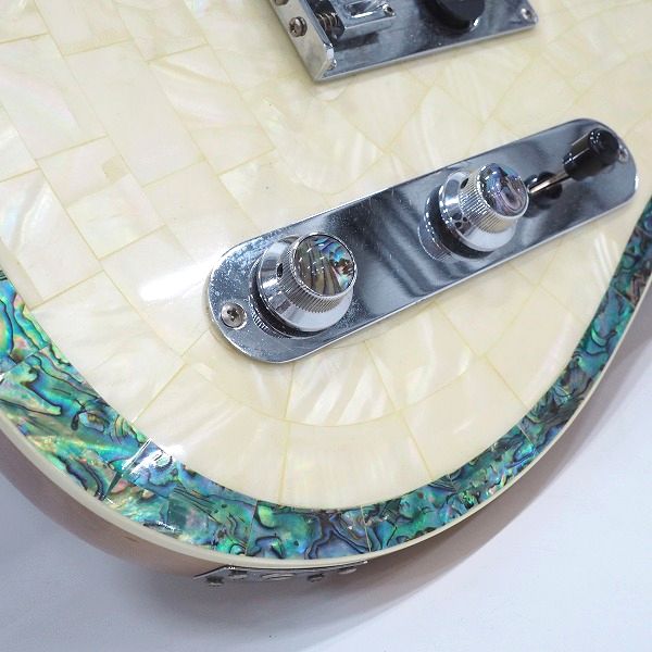 実際に弊社で買取させて頂いた★【難有り】Manica Scenica/マニカ シェニカ テレキャスターType シェルトップ エレキギターの画像 6枚目