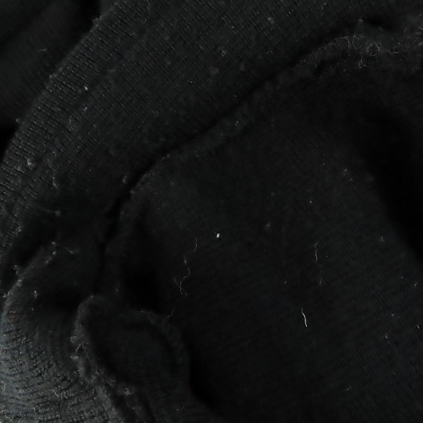 実際に弊社で買取させて頂いたARMANI JEANS/アルマーニ ジーンズ ジップアップ ウール混 ジャケット ブラック Mの画像 5枚目