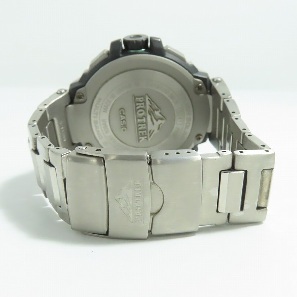 実際に弊社で買取させて頂いた(2)CASIO/カシオ PROTREK/プロトレック MANASLU/マナスル タフソーラー PRX-7000T-7JFの画像 2枚目