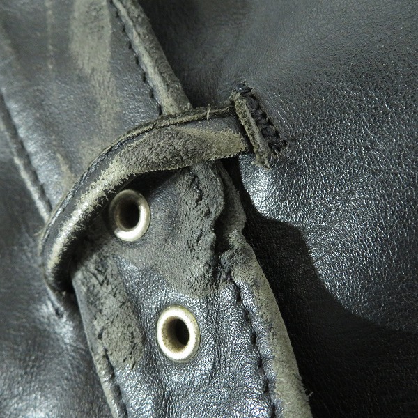 実際に弊社で買取させて頂いたSchott/ショット バイカータグ後期 618 レザー ダブルライダースジャケット /38の画像 7枚目