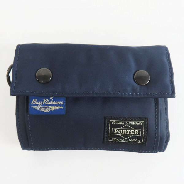 実際に弊社で買取させて頂いたBUZZ RICKSON'S×PORTER/バスリクソンズ×ポーター 三つ折り財布