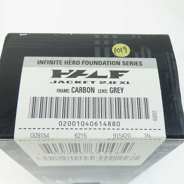 実際に弊社で買取させて頂いたOAKLEY/オークリー サングラス IH Half Jacket 2.0 XL Carbon Grey ハーフジャケット カーボングレー OO9154-20の画像 8枚目