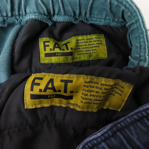 実際に弊社で買取させて頂いたFAT/エフエーティー FIGHALF イージーショーツ/2点セットの画像 2枚目