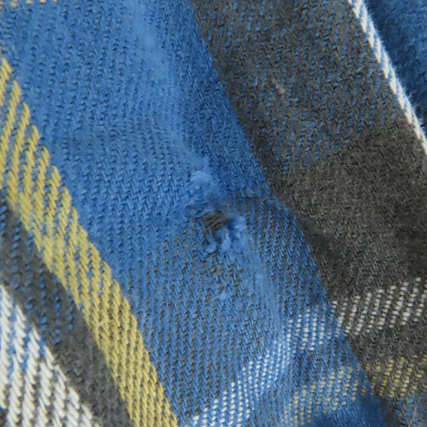 実際に弊社で買取させて頂いたBIG MAC PENNEYS/ビッグマック 60s ヴィンテージ ヘビーネルシャツ/XLの画像 7枚目