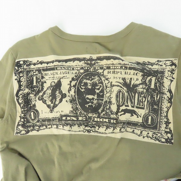 実際に弊社で買取させて頂いたL.G.B./ルグランブルー マネー/紙幣 パッチワーク Tシャツ BLACK JUGUAR QUARTET/HSC/M 0061BJQ/2の画像 5枚目