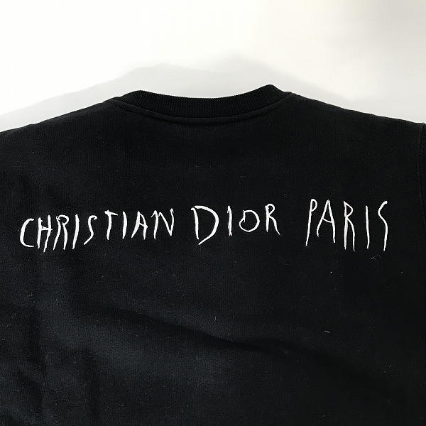 実際に弊社で買取させて頂いたDior×Raymond Pettibon/ディオール・オム xレイモンド・ペティボン 19AW 刺繍スウェット 943J612E0531/Sの画像 6枚目