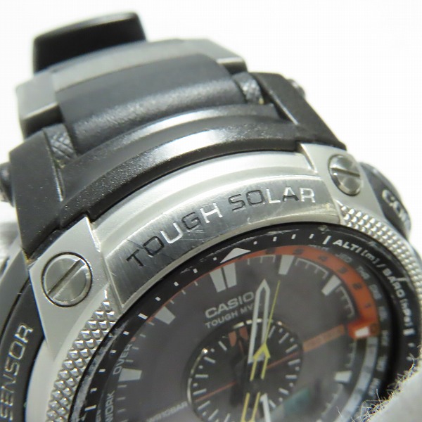 実際に弊社で買取させて頂いたCASIO/カシオ PROTREK/プロトレック MULTI BAND6 タフソーラー PRW-5000-1JFの画像 5枚目