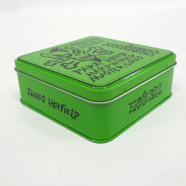 実際に弊社で買取させて頂いた【未開封品】ERNIE BALL/アーニーボール PAPA HET'S James Hetfield Signature String ギター弦3セット コレクションBOXの画像 4枚目