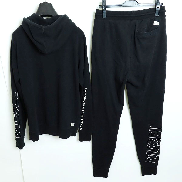 実際に弊社で買取させて頂いたDIESEL/ディーゼル ジップパーカー スウェットパンツ セットアップ Sの画像 1枚目