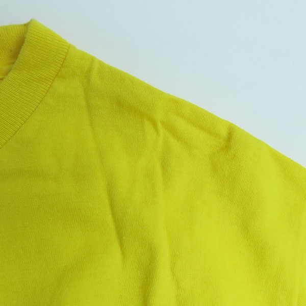 実際に弊社で買取させて頂いたSTUSSY/ステューシー プリント Tシャツ イエロー/Lの画像 4枚目