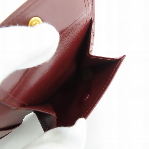 実際に弊社で買取させて頂いたCartier/カルティエ マストライン レザー 二つ折り 財布/ウォレットの画像 5枚目