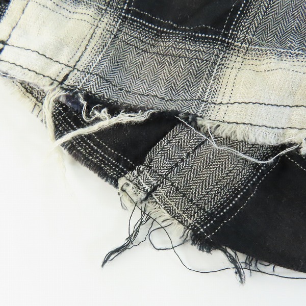 実際に弊社で買取させて頂いたL.G.B./ルグランブルー チェック ダメージ シャツ/パーカー Shirt-G/PK/M 09173/1の画像 6枚目