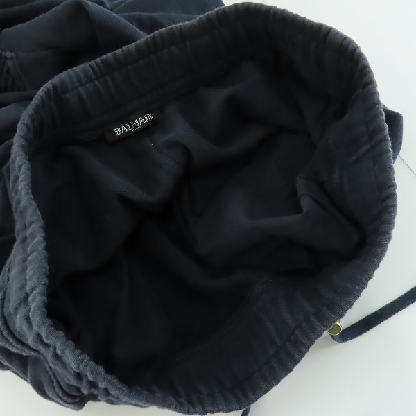 実際に弊社で買取させて頂いたBALMAIN/バルマン スウェット バイカーパンツ S7H5583J012/Mの画像 4枚目