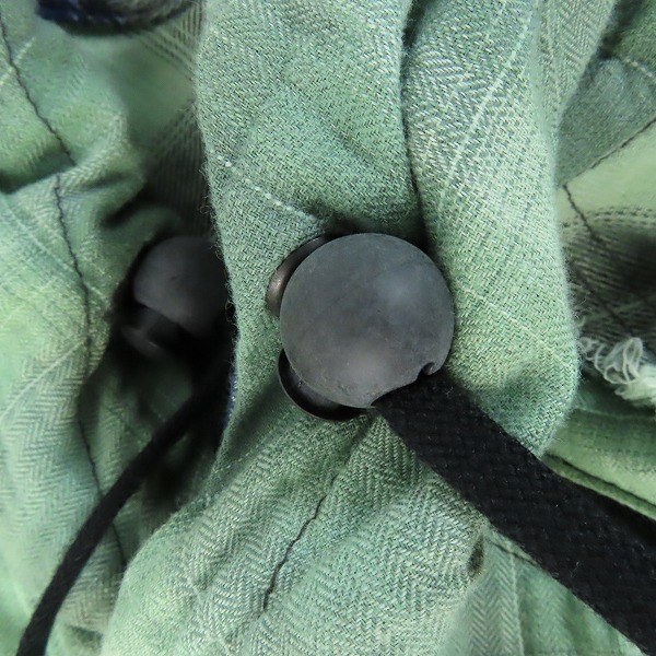 実際に弊社で買取させて頂いたL.G.B./ルグランブルー フーデッド チェック 長袖シャツ/パーカー Shirt-G/PK 9173/2の画像 7枚目