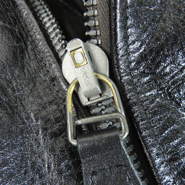 実際に弊社で買取させて頂いたBUZZ RICKSON'S/バズリクソンズ WILLIAM GIBSON BLACK MA-1 HORSE HIDE レザー フライトジャケット BR80465/38の画像 5枚目