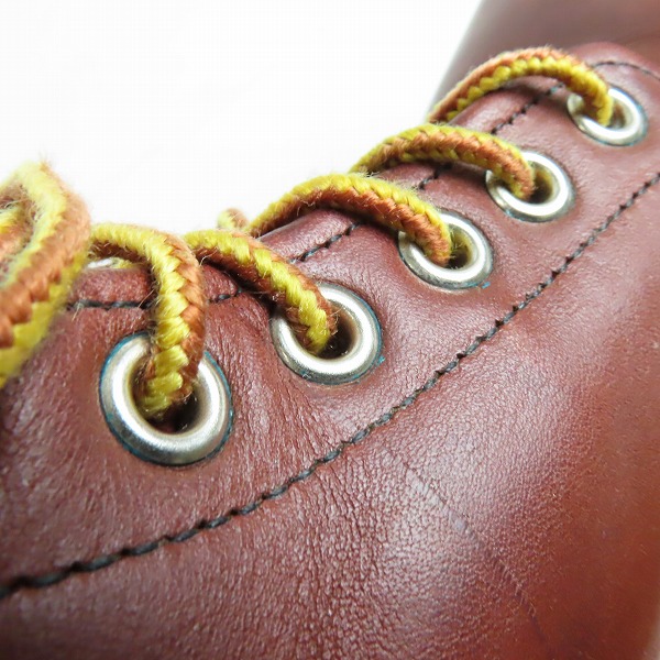 実際に弊社で買取させて頂いたRED WING/レッドウィング プレーントゥ/ブーツ 9105 US8の画像 6枚目
