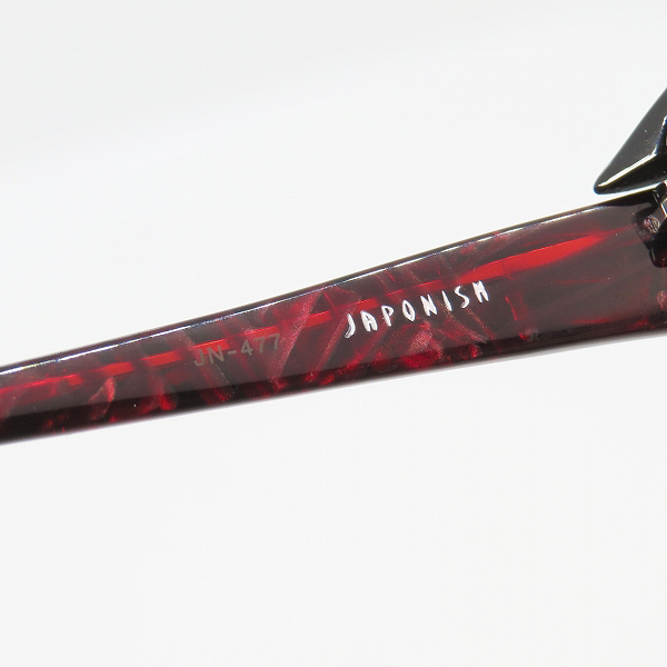 実際に弊社で買取させて頂いたJAPONISM/ジャポニスム 度入り眼鏡/メガネフレーム JN-477/Col.03の画像 4枚目