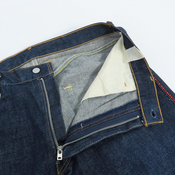 実際に弊社で買取させて頂いたLEVI’S Fenom×FRAGMENT DESIGN/リーバイスフェノム×フラグメントデザイン ラインストーン ワイドデニムパンツ FM505-0016/34の画像 4枚目