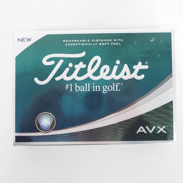 実際に弊社で買取させて頂いた 【未使用】Titleist/タイトリスト AVX ゴルフボール ホワイト 1ダース の画像 2枚目