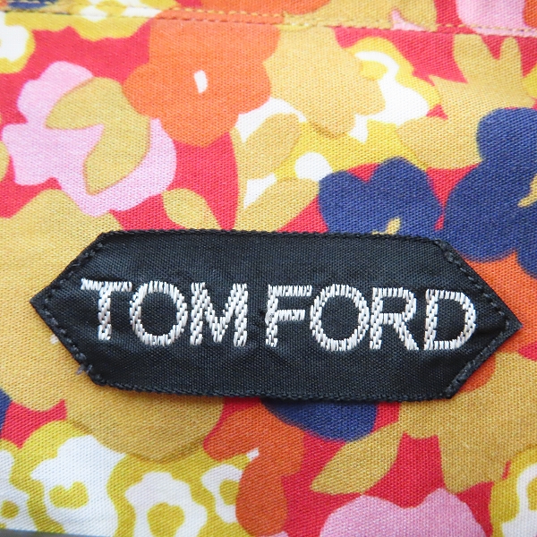 実際に弊社で買取させて頂いたTom Ford/トムフォード フラワー 花柄 長袖 シャツ 44の画像 2枚目