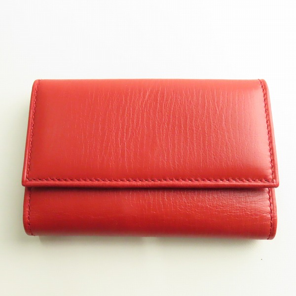 実際に弊社で買取させて頂いたBVLGARI/ブルガリ 6連キーケース レッド