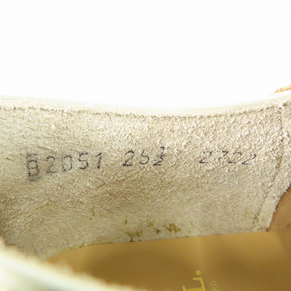 実際に弊社で買取させて頂いたREGAL/リーガル サドルオックスフォードシューズ グレー×ブラウン 2051N 25.5の画像 5枚目