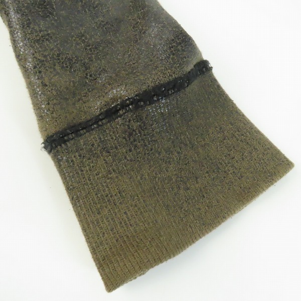 実際に弊社で買取させて頂いたMIHARAYASUHIRO/ミハラヤスヒロ Cracking setup/光沢クラック加工スウェットセットアップ 61903703/61902105/48 50の画像 5枚目