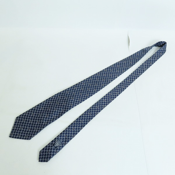 実際に弊社で買取させて頂いたGUCCI/グッチ GGロゴ×ロープ柄 シルクネクタイの画像 6枚目