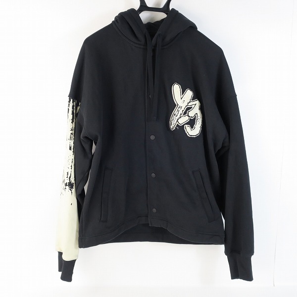 実際に弊社で買取させて頂いたY-3/ワイスリー ヨウジヤマモト×アディダス GFX LOGO FT HDY フード付きブルゾン H44810/XS