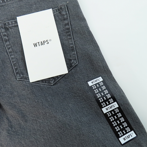 実際に弊社で買取させて頂いた【未使用】WTAPS/ダブルタップス 23AW BLUES SKINNY TROUSERS COTTON DENIM 232BRDT-PTM07/02(33×30)の画像 4枚目