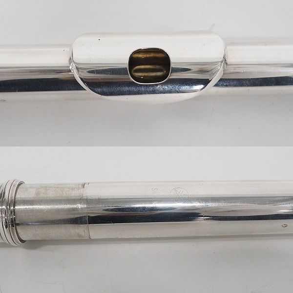 実際に弊社で買取させて頂いた【ジャンク】YAMAHA/ヤマハ YFL-221SII/YFL221SII フルート 頭部管銀製 ハードケース付の画像 2枚目