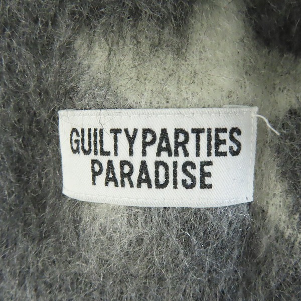 実際に弊社で買取させて頂いたWACKO MARIA/ワコマリア STAR MOHAIR KNIT U NECK スター モヘアニットセーター WMK-JQ02/Lの画像 4枚目