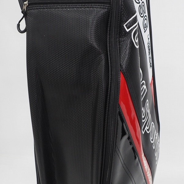 実際に弊社で買取させて頂いたle coq sportif/ルコックスポルティフ ゴルフ QQBTJJ08 9型 6分割キャディバッグ ブラックの画像 7枚目